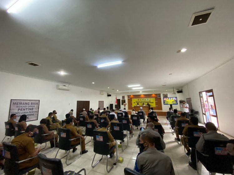 Untuk Cipta Kondisi Yang Kondusif Jelang Ramadhan, POLRES Sibolga Gelar Rakor