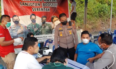 POLRES Sibolga Gelar Percepatan Vaksinasi  Di 11 Vaksinator  Sibolga,