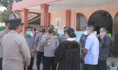 Kapolres Bersama FORKOPIMDA Sibolga Monitoring & Cek Giat Ibadah minggu Paskah 2022