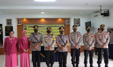 Kapolres Sibolga  Pimpin Sertijab Kabag Ops dan Kasat Reskrim  