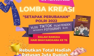 Polri Gelar Lomba Kreasi “Setapak Perubahan Polri” Tahun 2022  Sibolga,