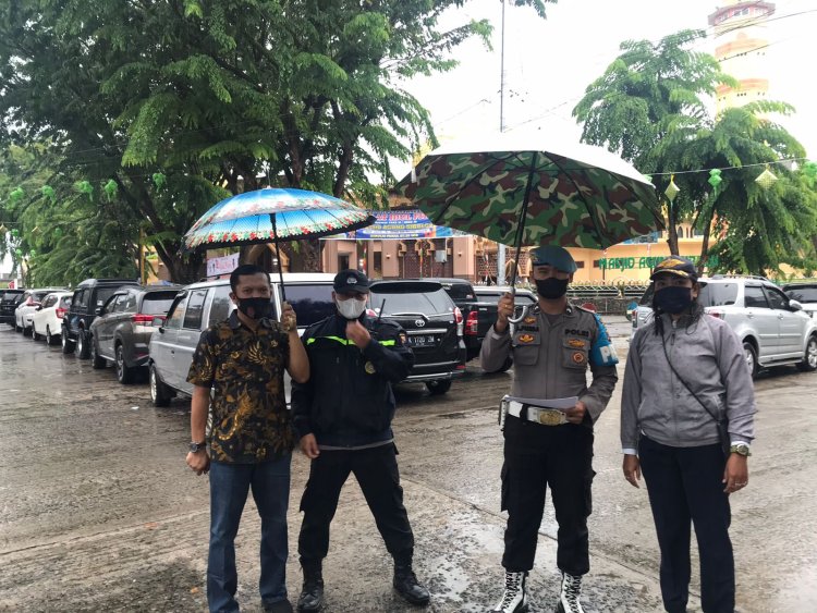 Beri rasa aman, Polres Sibolga Gelar pengamanan jalannya Sholat Idul Fitri