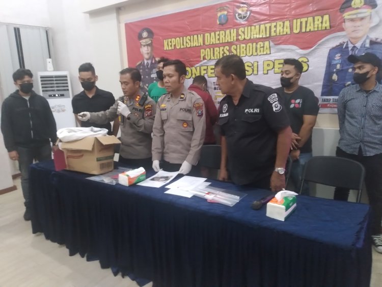 Polres Sibolga Amankan 2 Pelaku Perdagangan  Kulit Trenggiling