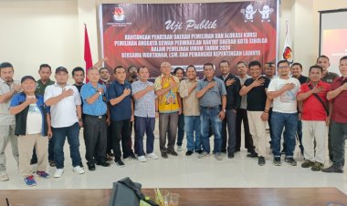 KPU Sibolga Gelar Uji Publik Rancangan Daerah Pemilihan