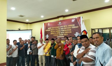 1 Mei, KPU Sibolga Akan Buka Pendaftaran Calon DPRD Sibolga 