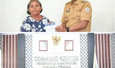 Pj Bupati Bantu Korban Bencana Tanah Longsor Di Tapteng