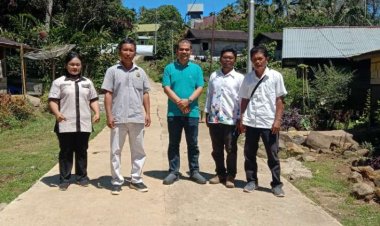 Pemdes Tapian Nauli Saurmanggita Bangun JUT Sepanjang 194 Meter &  Serahkan BLT & Makanan Tambahan