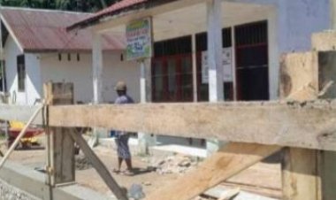 Pemdes Aek Garut Bangun Gedung PAUD Untuk Bangun SDM Anak & Serahkan BLT Serta Makanan Tambahan