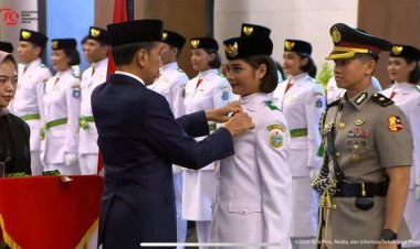 Violetha Dari Sibolga Pemimpin Upacara Pelantikan Paskibraka dan Peraih Penghargaan Lemhanas satu-satunya