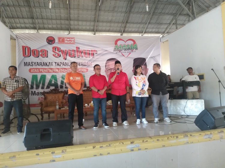 KPU Tapteng, Tetapkan Pasangan MaMa Sebagai Calon Bupati/Wakil Bupati