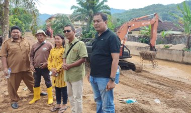 Ketua GAMKI kota sibolga & Tapteng Apresiasi Pemko Sibolga Untuk Normalisai sungai Aek Doras