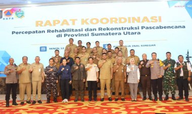 Mendagri pimpin Rapat Koordinasi Percepatan Rehabilitasi Pascabencana Sumatera Utara